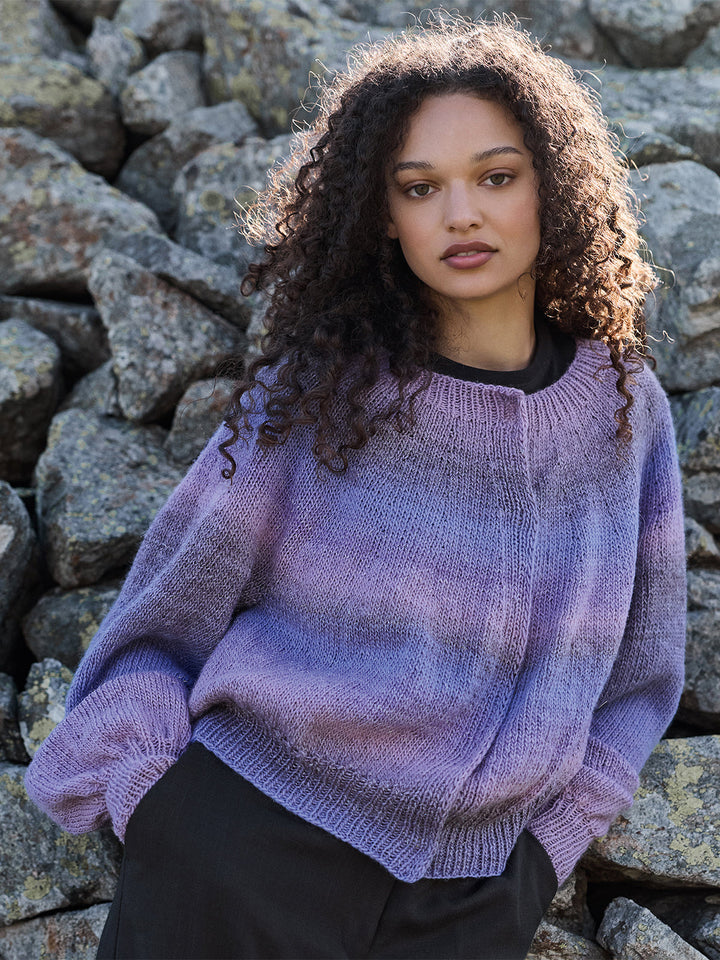 Strickpaket Gomitolo Gala Top-down Jacke