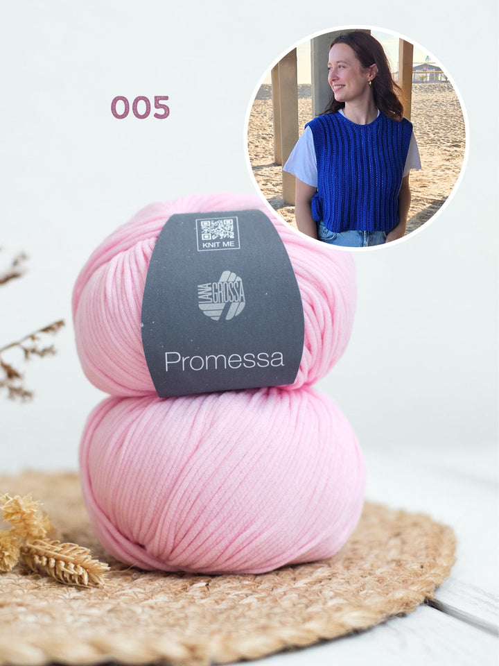 Häkelpaket Macaron Pullunder - Studio Hook &amp; Yarn