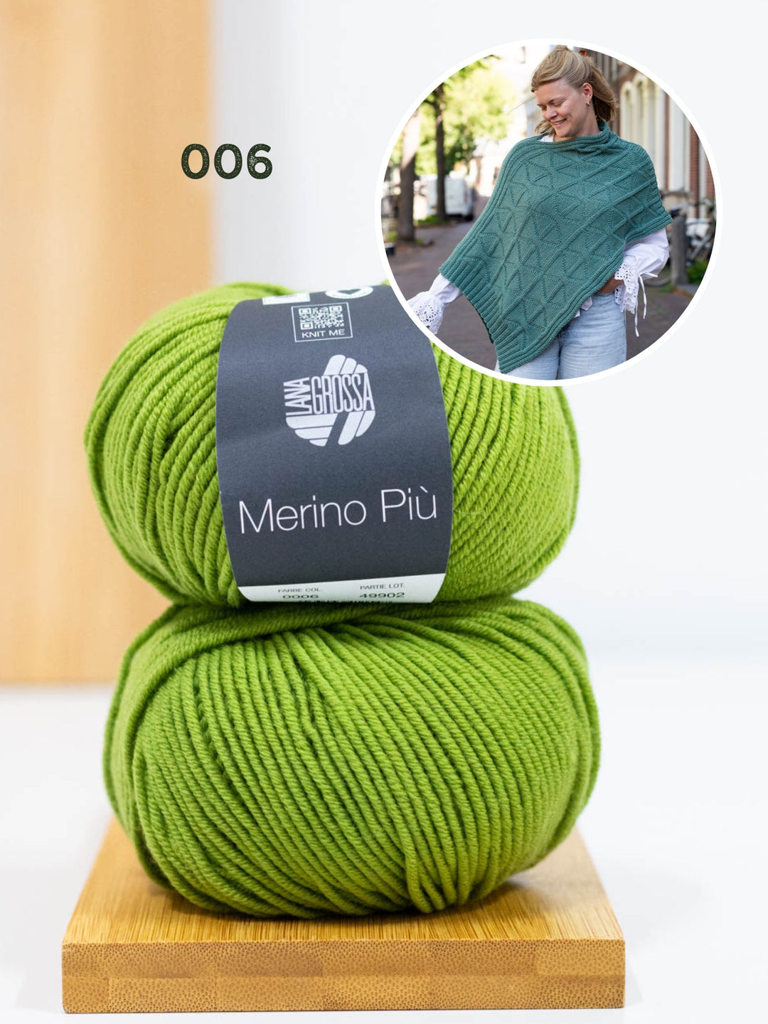 Strickpaket Più Poncho - Knotten Design