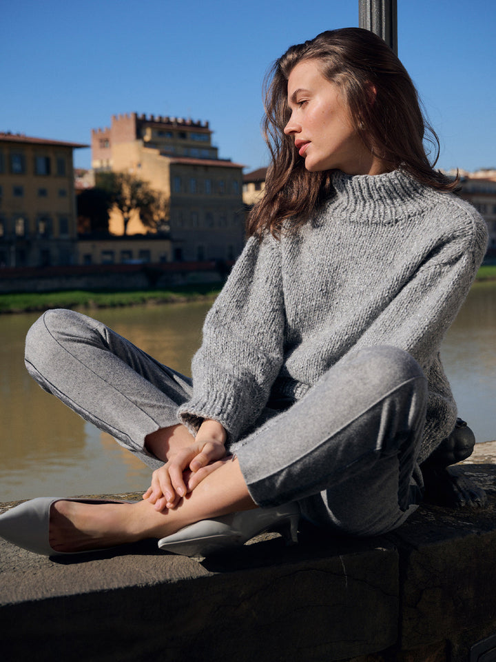 Strickpaket Lucciola Top-down Pullover