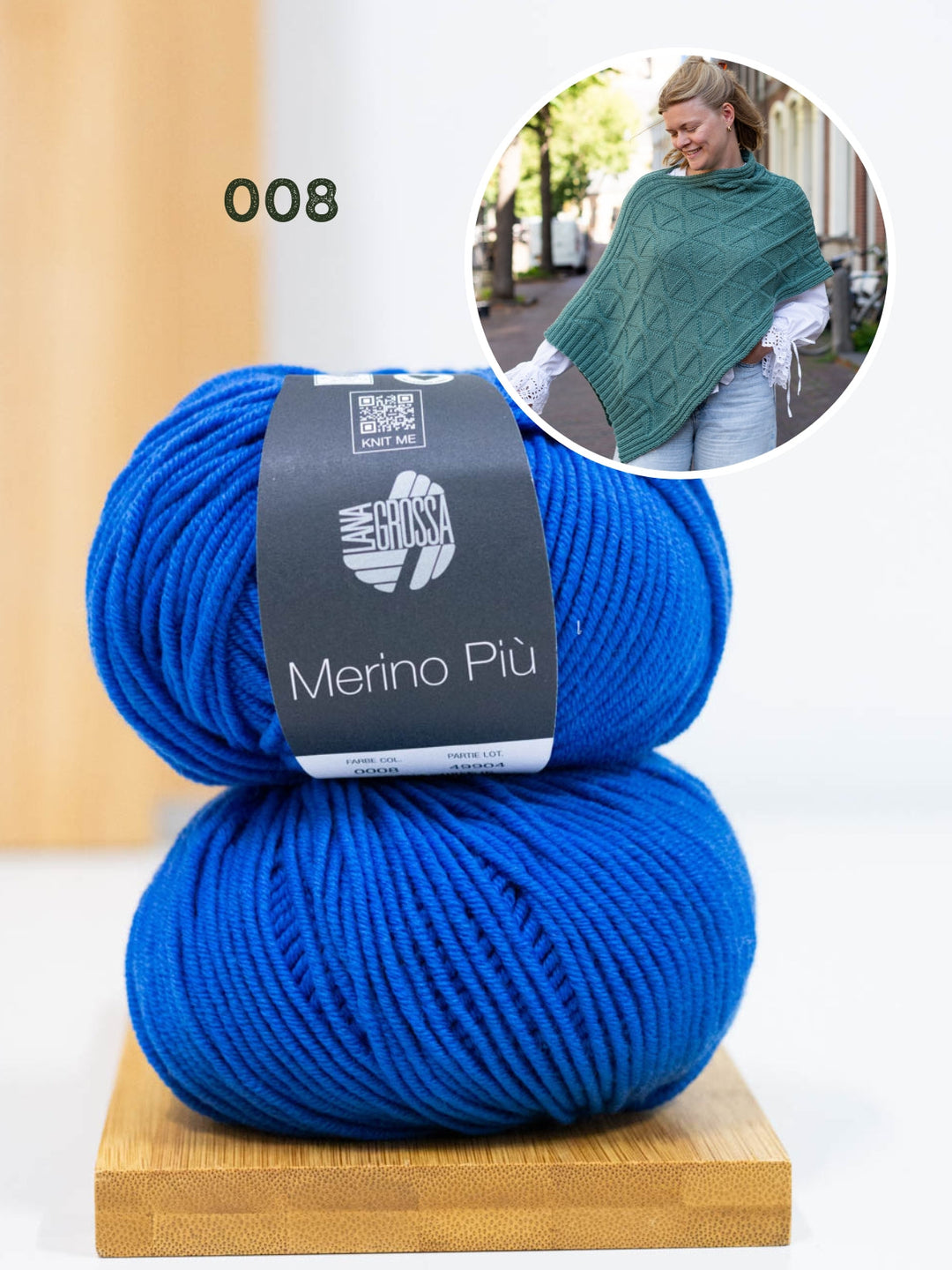 Strickpaket Più Poncho - Knotten Design