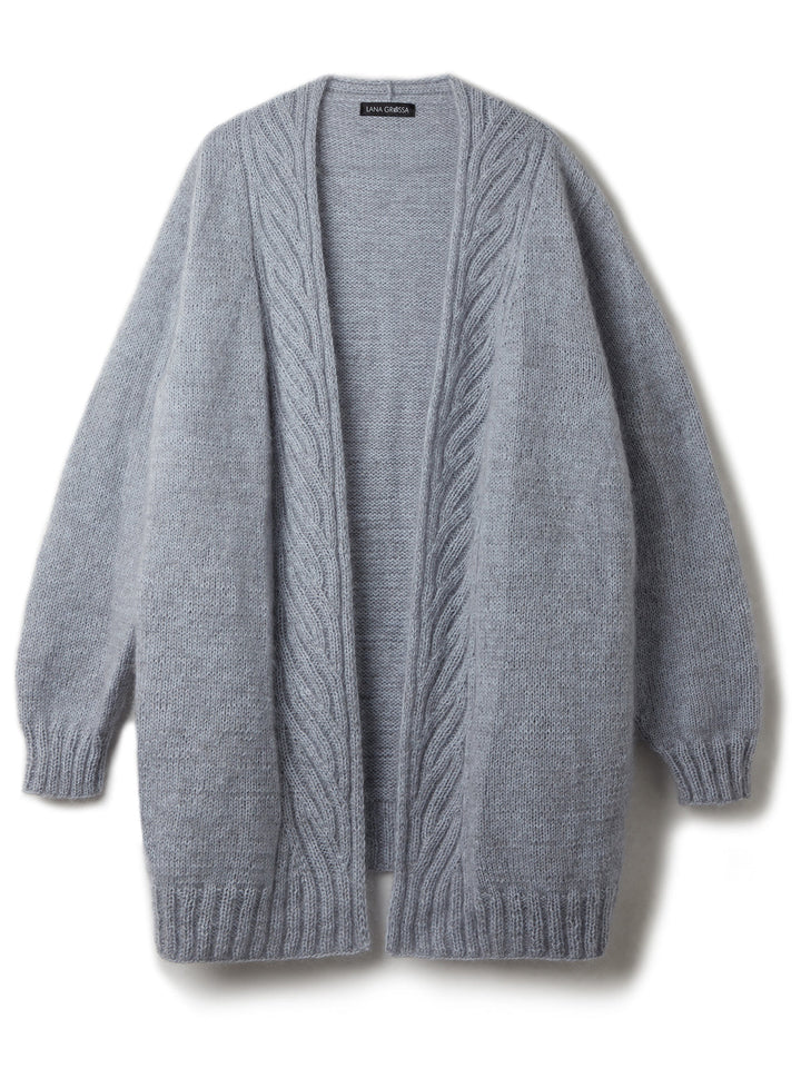 Strickpaket Cool Wool Lace Silkhair Jacke