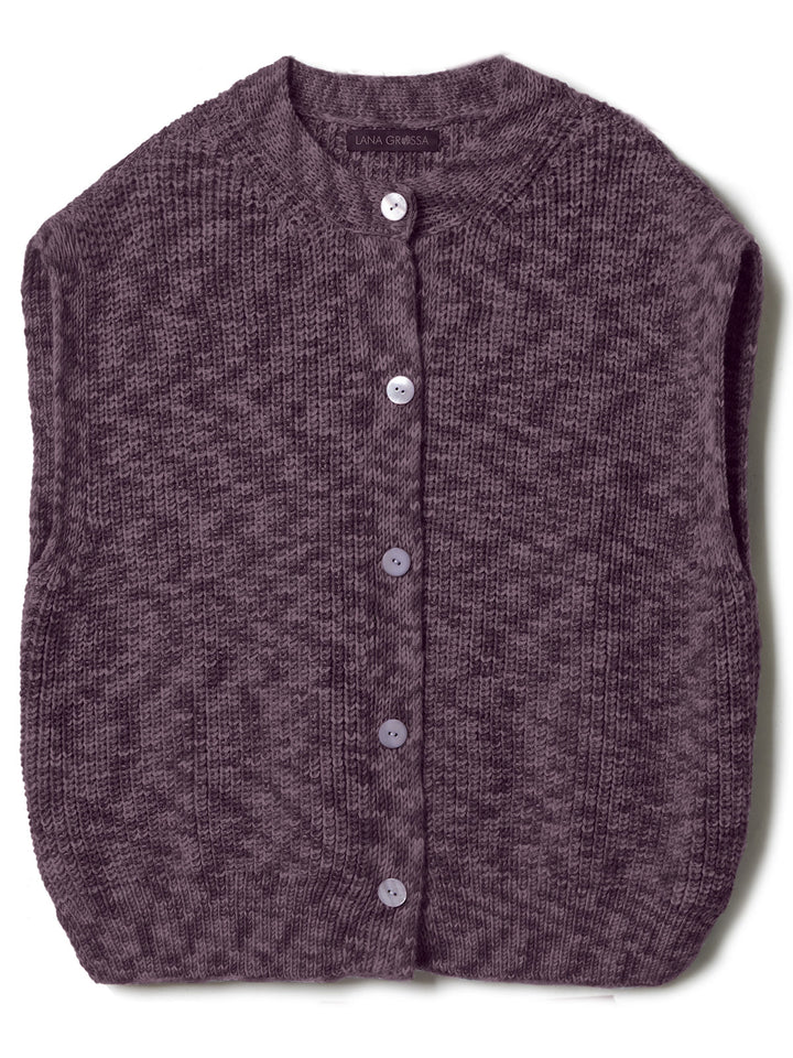 Strickpaket Cool Wool Vintage Gilet im Halbpatent