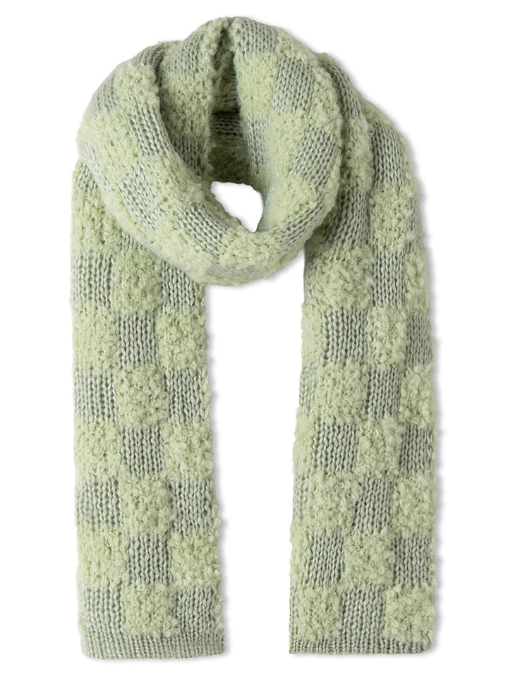 Strickpaket Orsetto Lucida Schachbrett-Schal