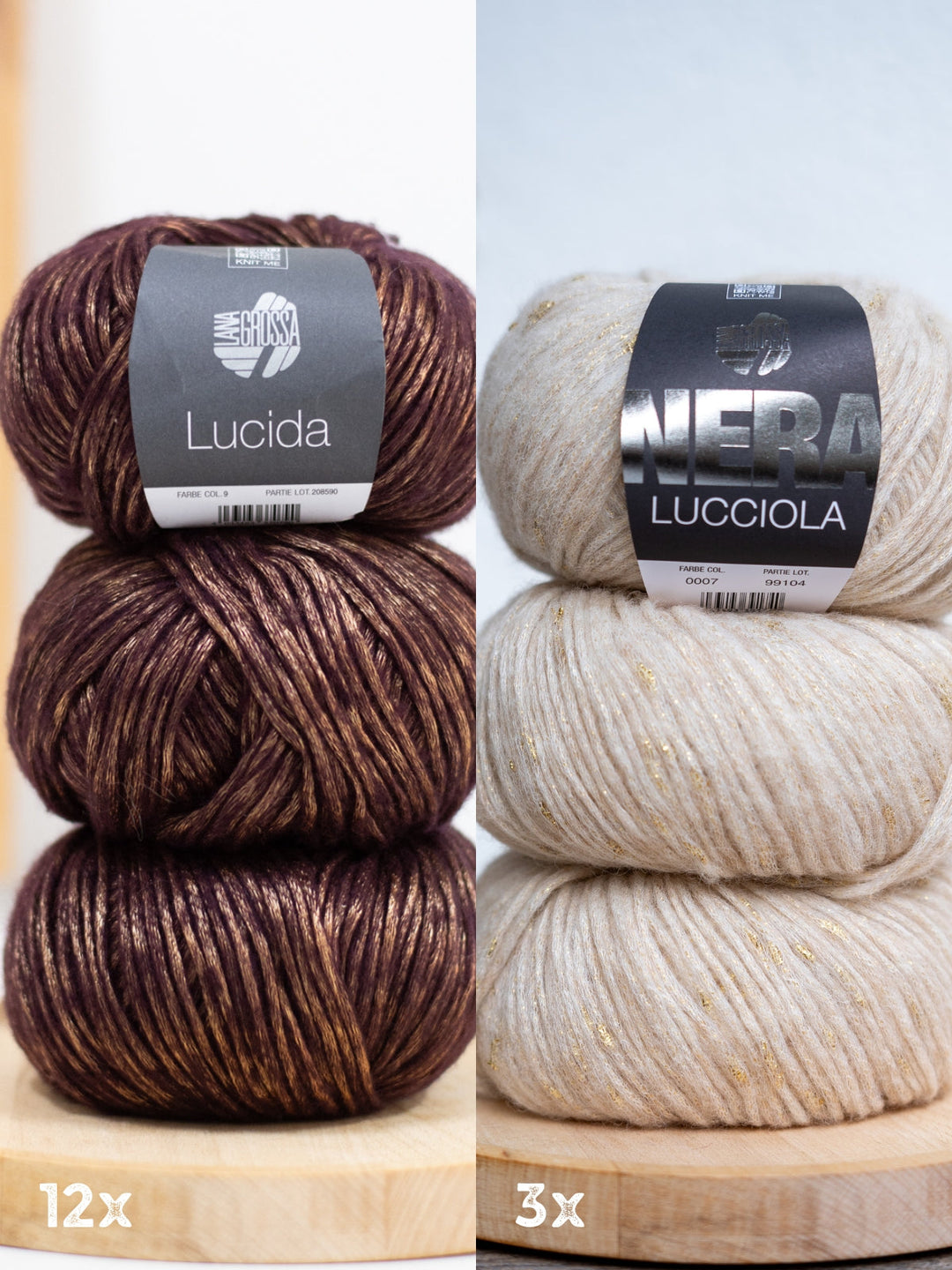 Garnpaket Lucida & Lucciola