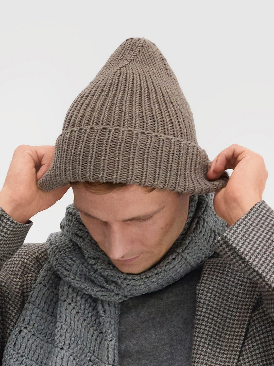 Strickpaket Cool Wool Superbig Mütze