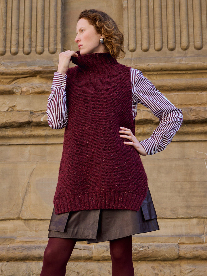Strickpaket Lucciola langer Pullunder