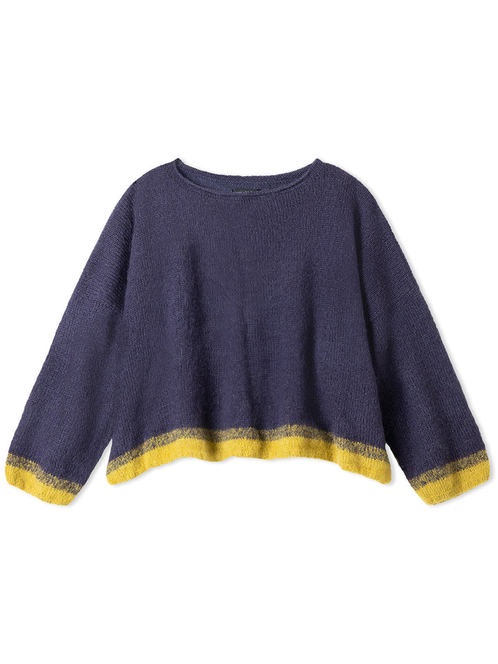 Strickpaket Setasuri Colorblock-Pullover