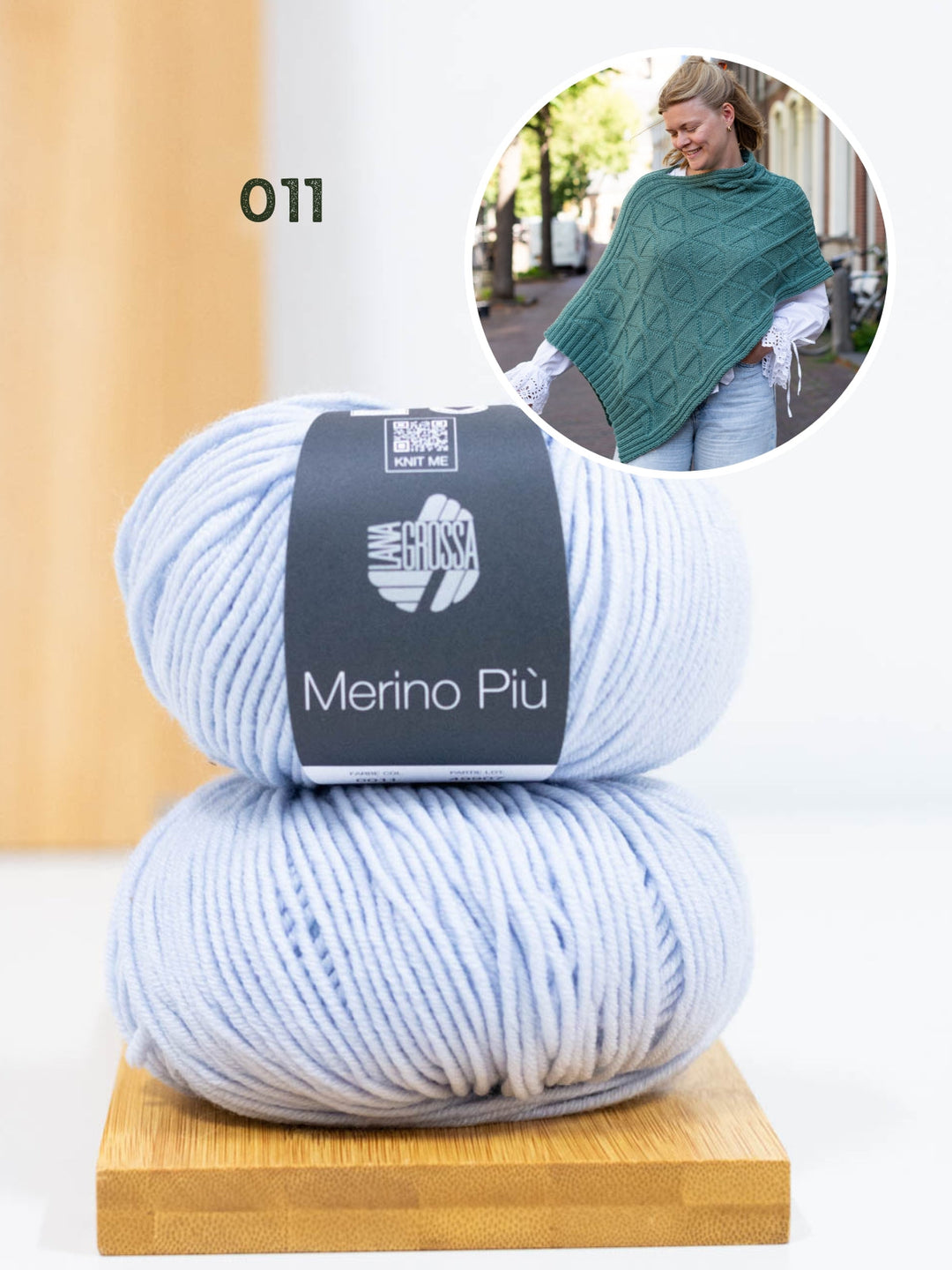 Strickpaket Più Poncho - Knotten Design