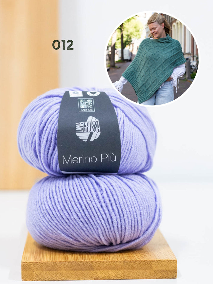 Strickpaket Più Poncho - Knotten Design