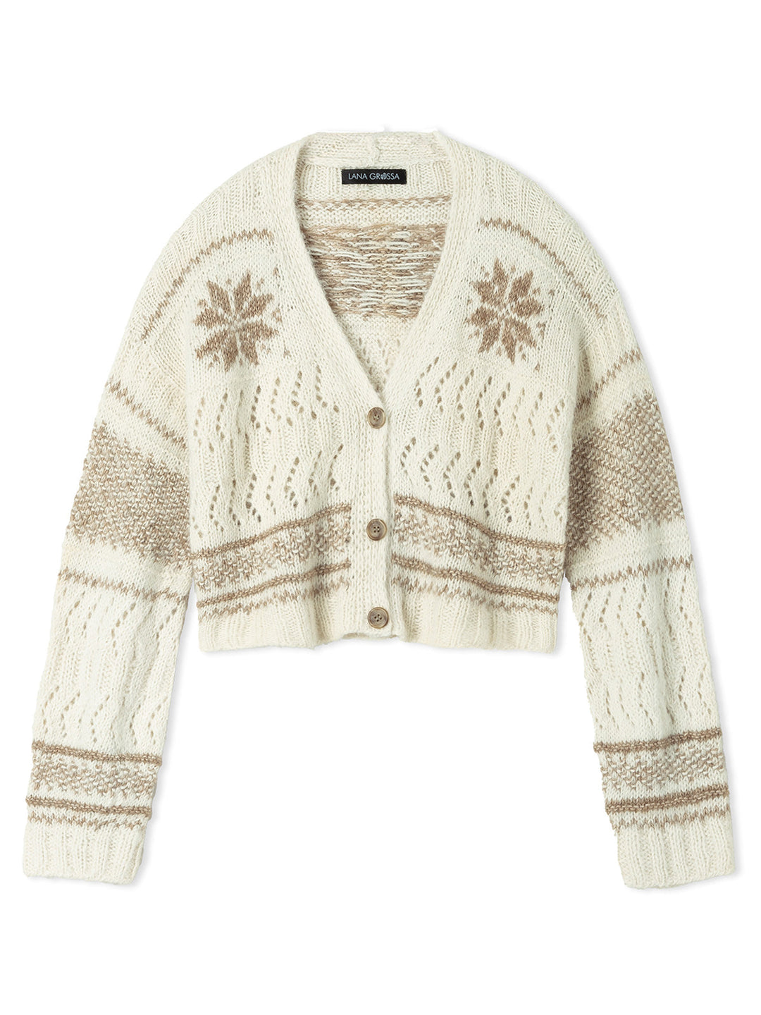 Strickpaket Natural Alpaca Pelo Jacke