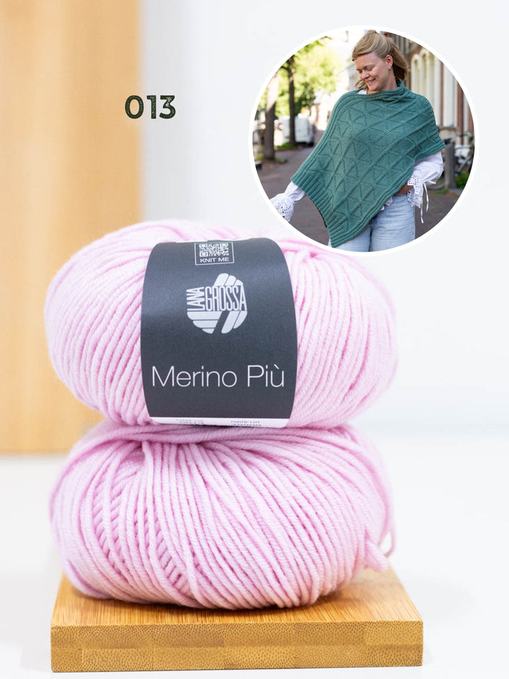 Strickpaket Più Poncho - Knotten Design