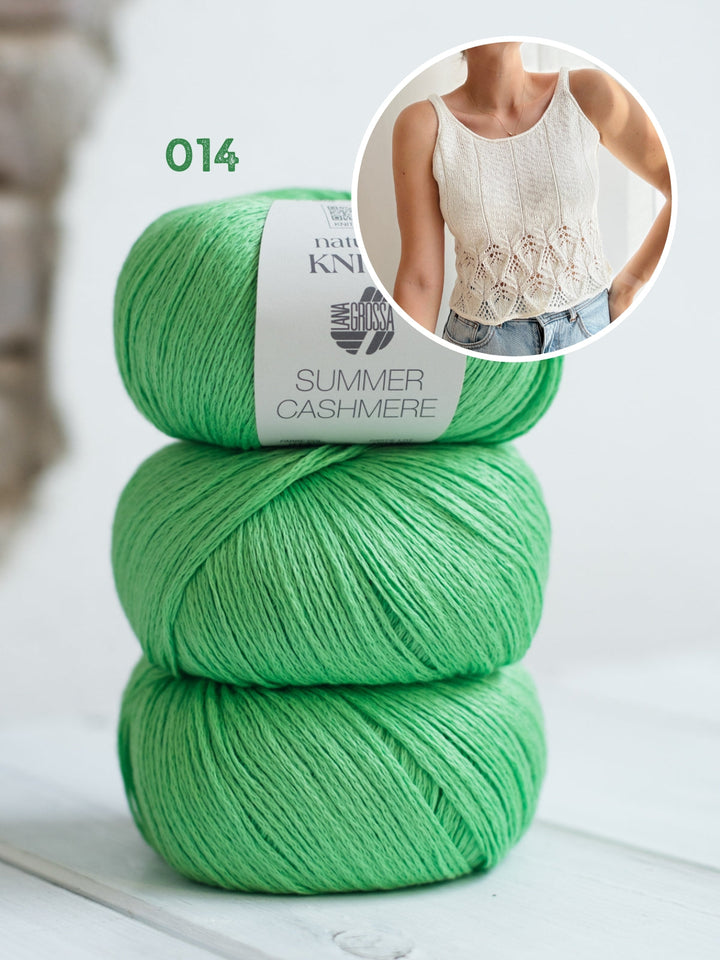 Strickpaket Electrine Top - Kolibri by Johanna