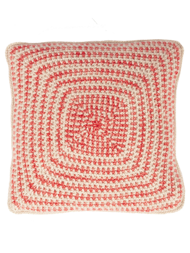 Häkelpaket Natural Alpaca Pelo zwei Kissenhüllen