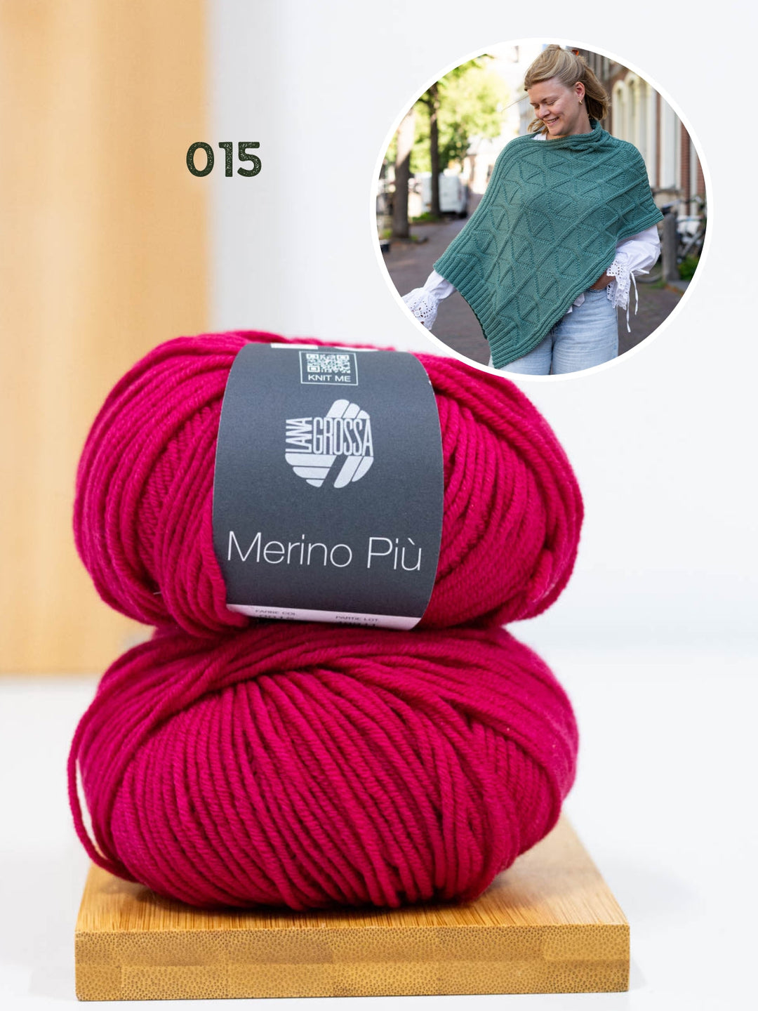 Strickpaket Più Poncho - Knotten Design