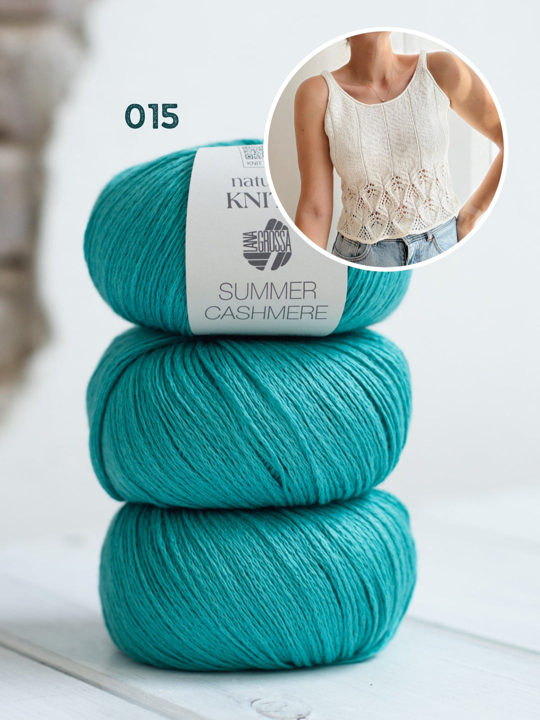 Strickpaket Electrine Top - Kolibri by Johanna