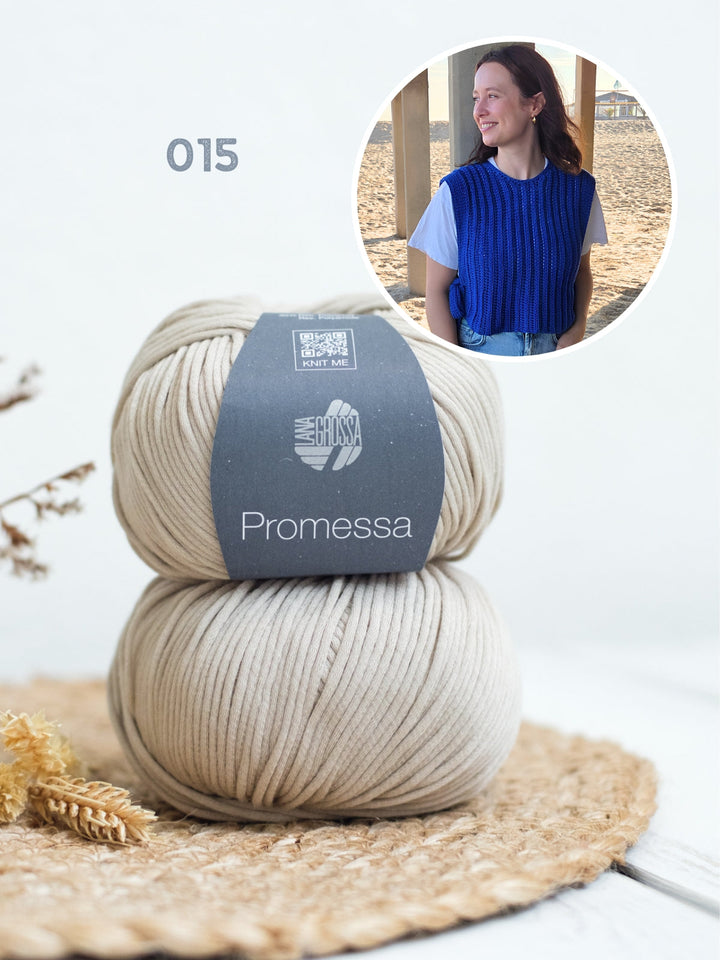 Häkelpaket Macaron Pullunder - Studio Hook &amp; Yarn