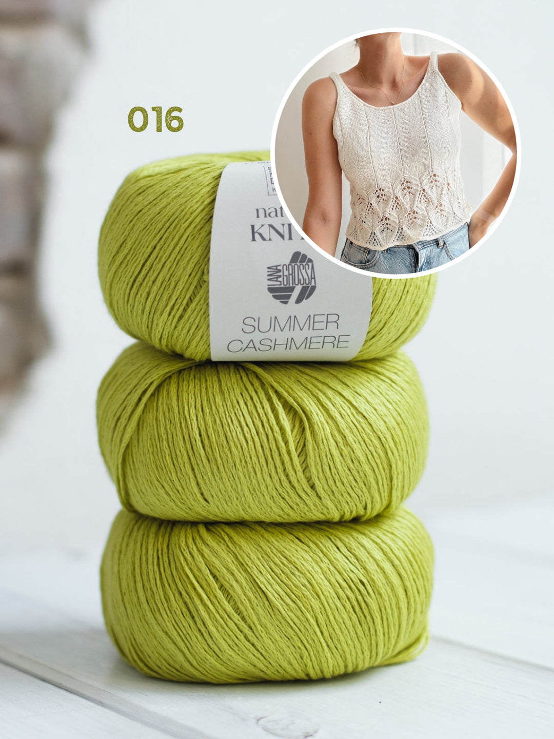 Strickpaket Electrine Top - Kolibri by Johanna