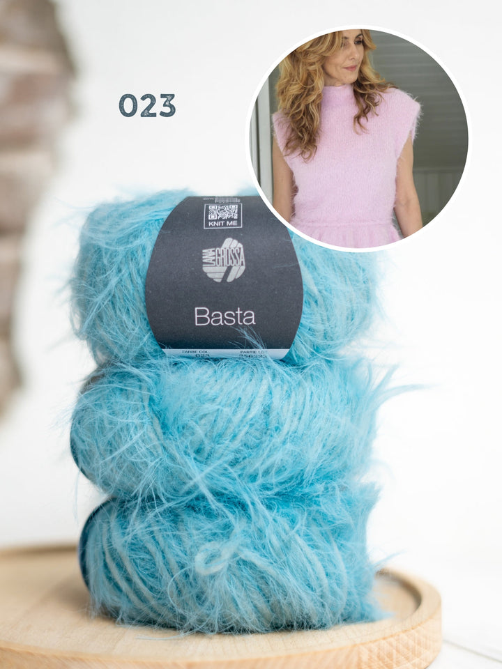 Strickpaket Fuzzy Peplum Top - Tove Lindtein