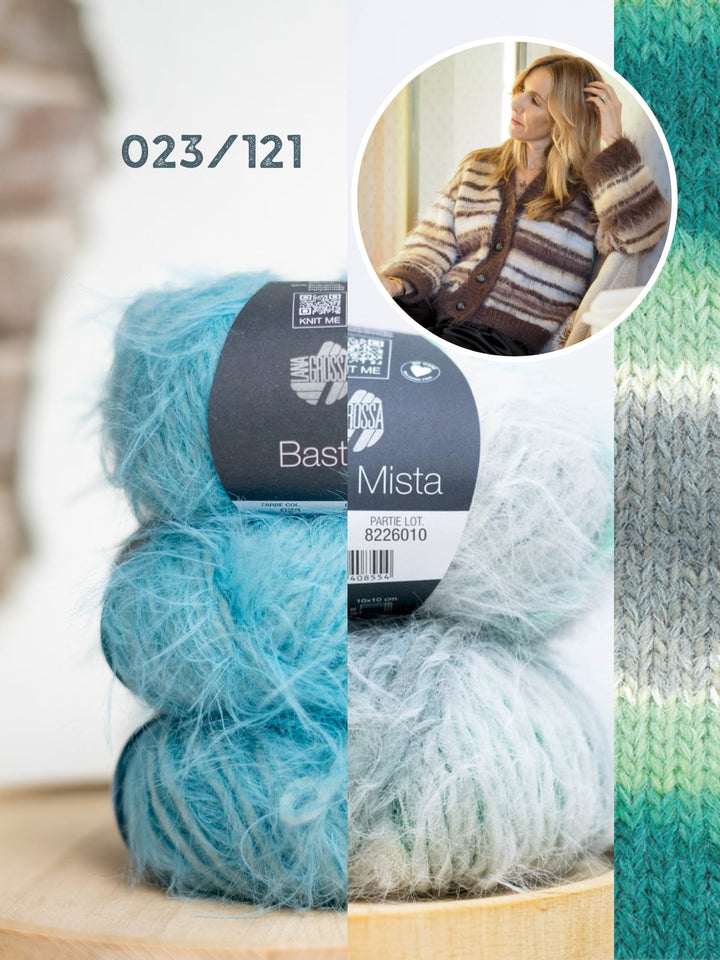 Strickpaket Fuzzy Cardigan - Tove Lindtein