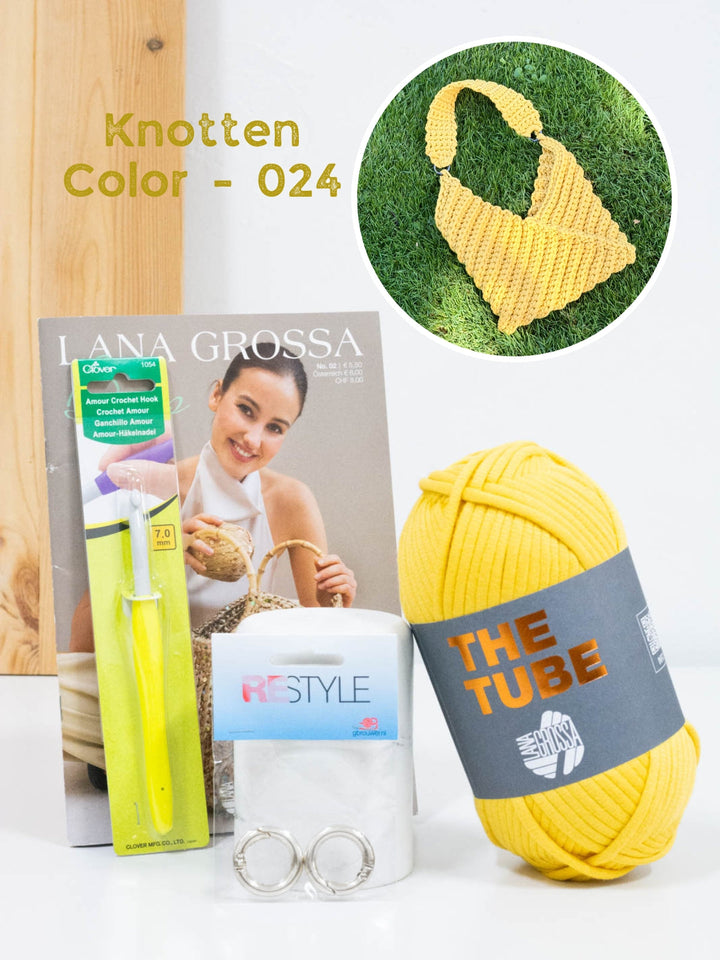 Anfängerpaket Häkeln - The Tube Tasche