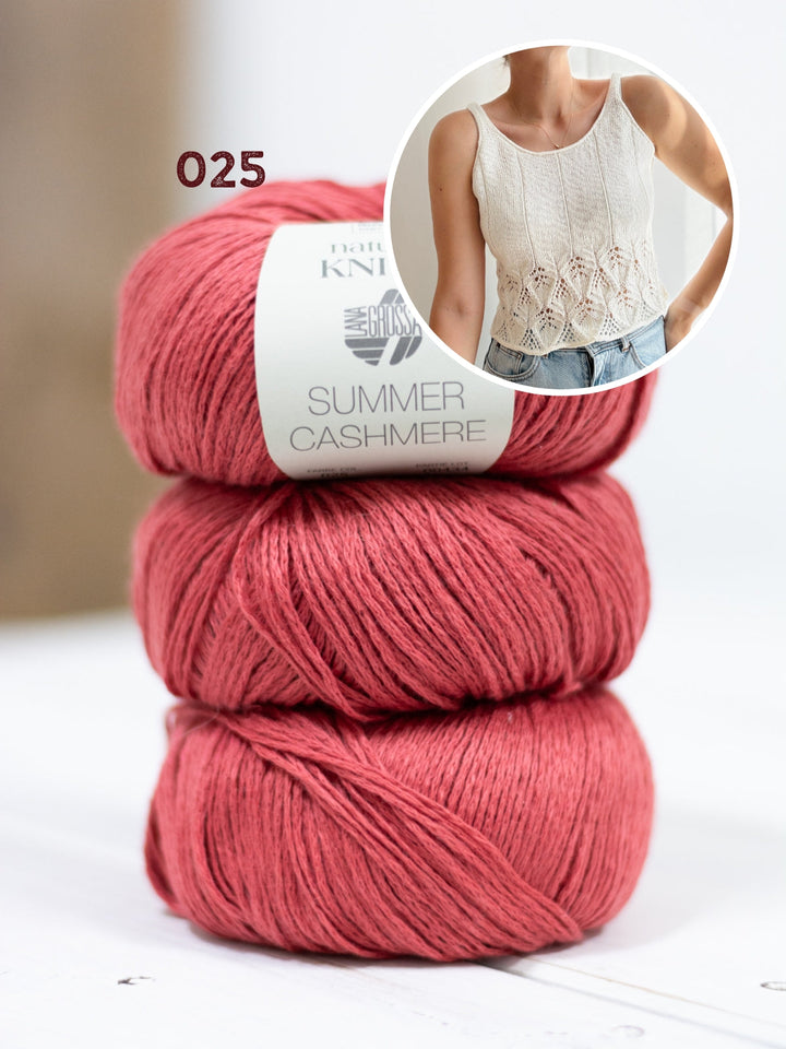 Strickpaket Electrine Top - Kolibri by Johanna