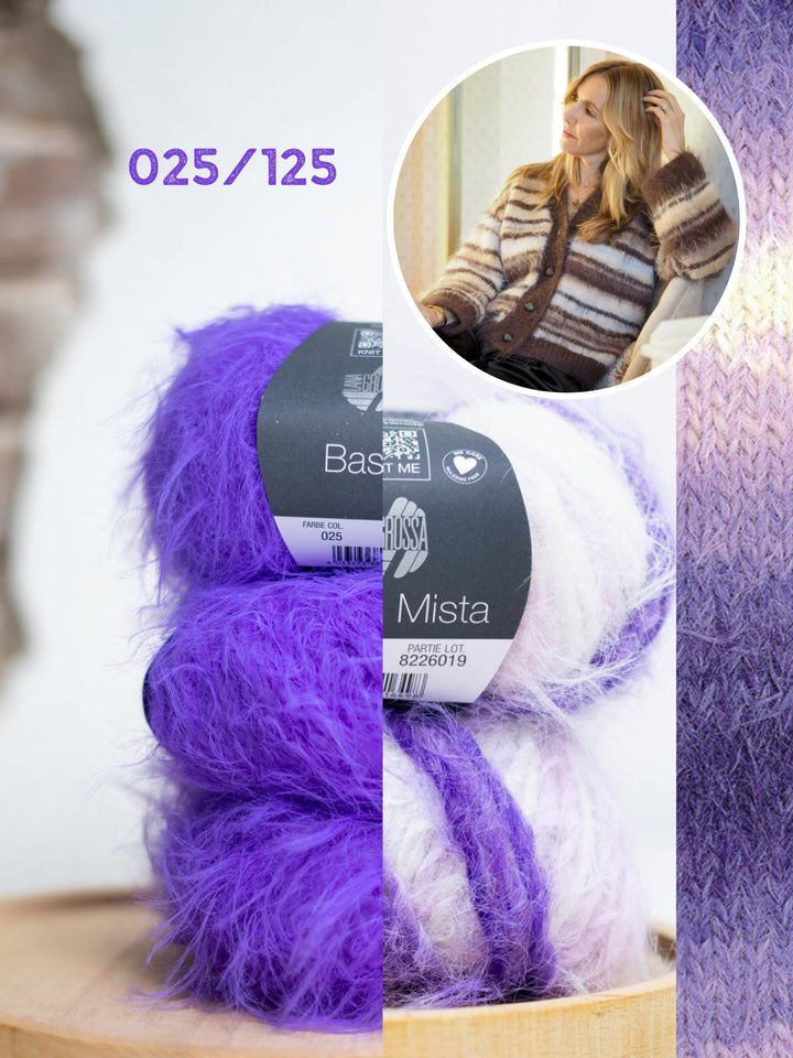 Strickpaket Fuzzy Cardigan - Tove Lindtein