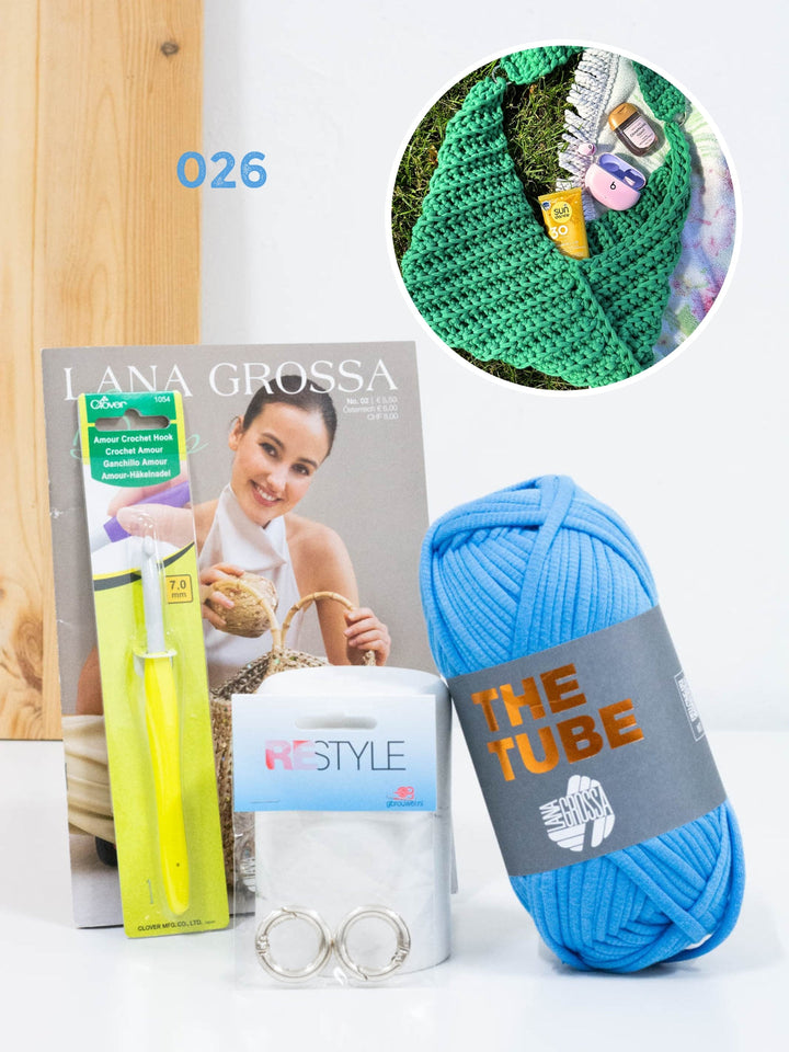 Anfängerpaket Häkeln - The Tube Tasche
