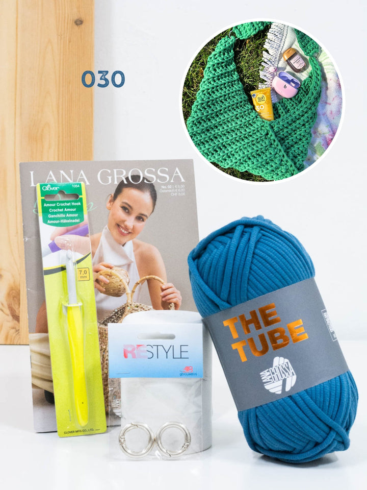 Anfängerpaket Häkeln - The Tube Tasche
