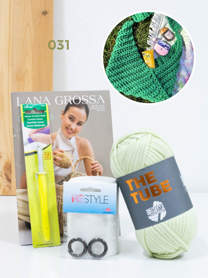 Anfängerpaket Häkeln - The Tube Tasche