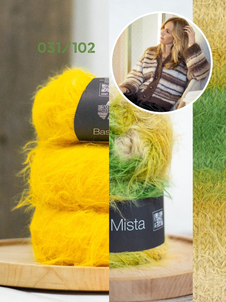 Strickpaket Fuzzy Cardigan - Tove Lindtein