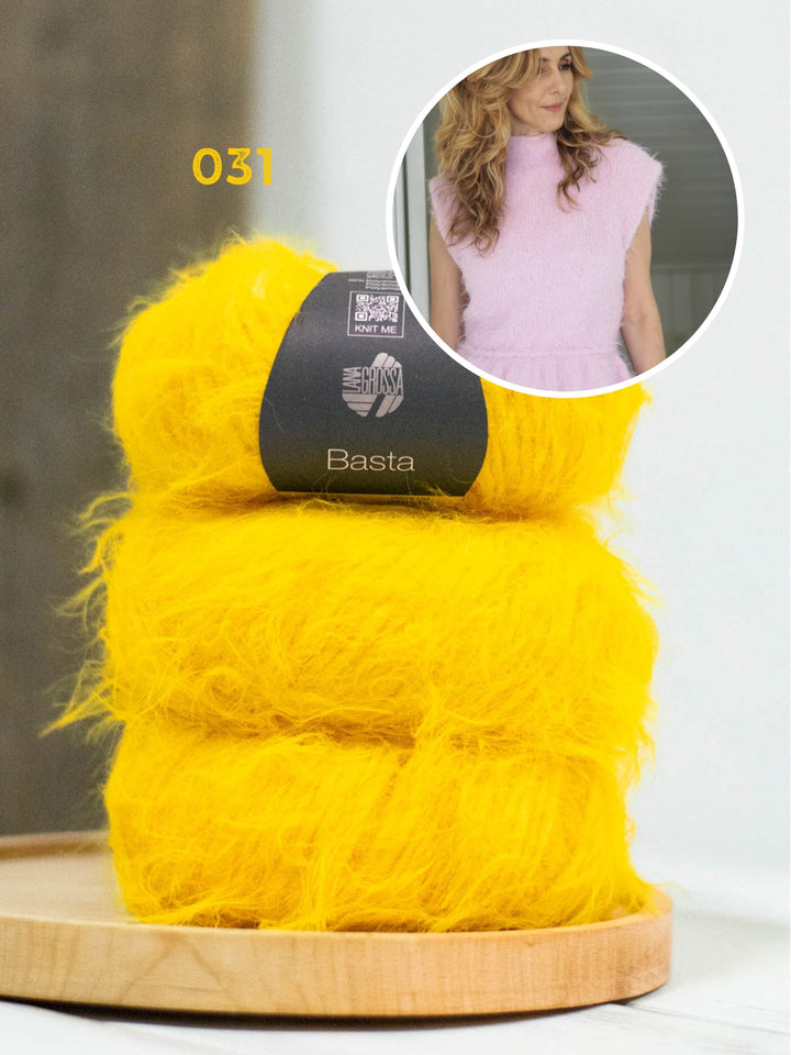 Strickpaket Fuzzy Peplum Top - Tove Lindtein