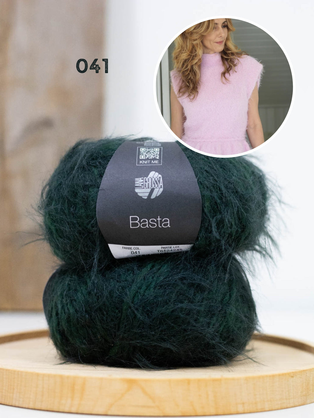 Strickpaket Fuzzy Peplum Top - Tove Lindtein