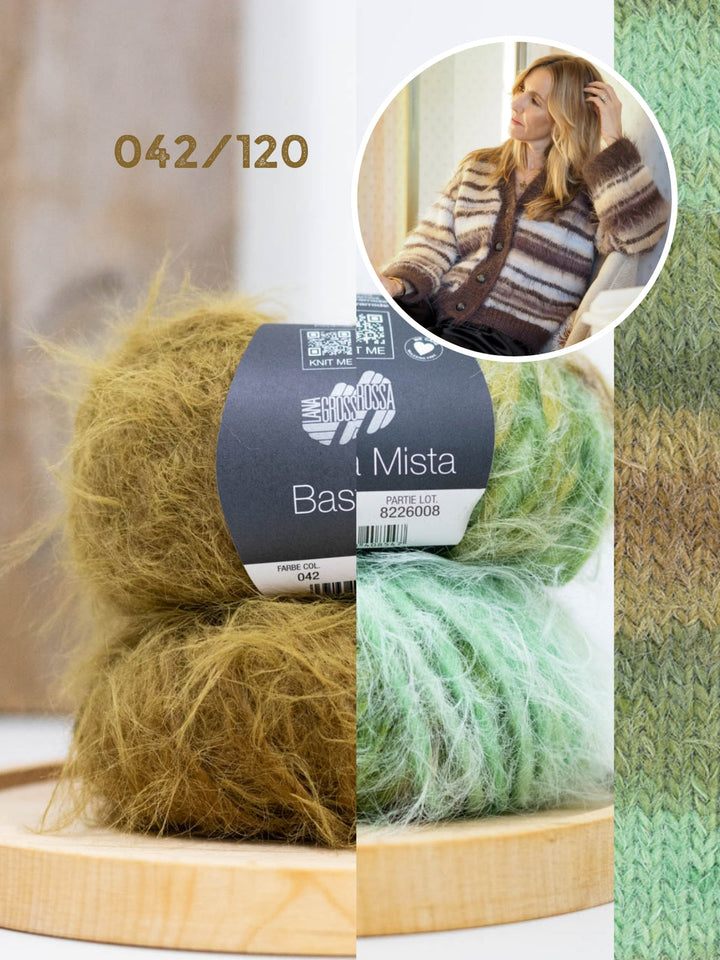 Strickpaket Fuzzy Cardigan - Tove Lindtein