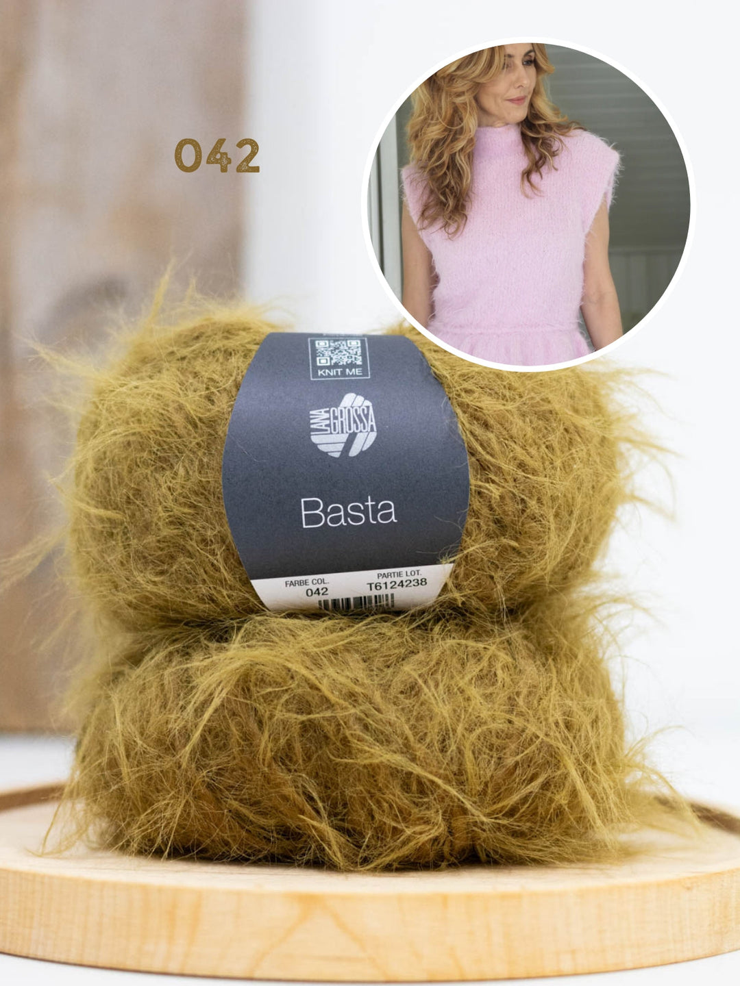 Strickpaket Fuzzy Peplum Top - Tove Lindtein