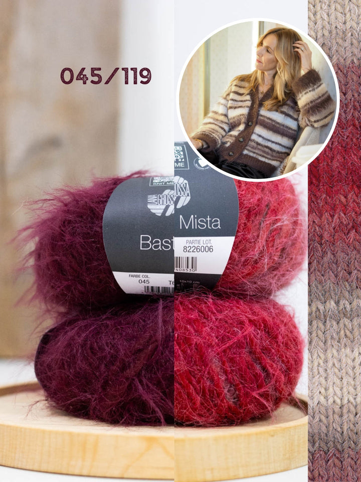 Strickpaket Fuzzy Cardigan - Tove Lindtein