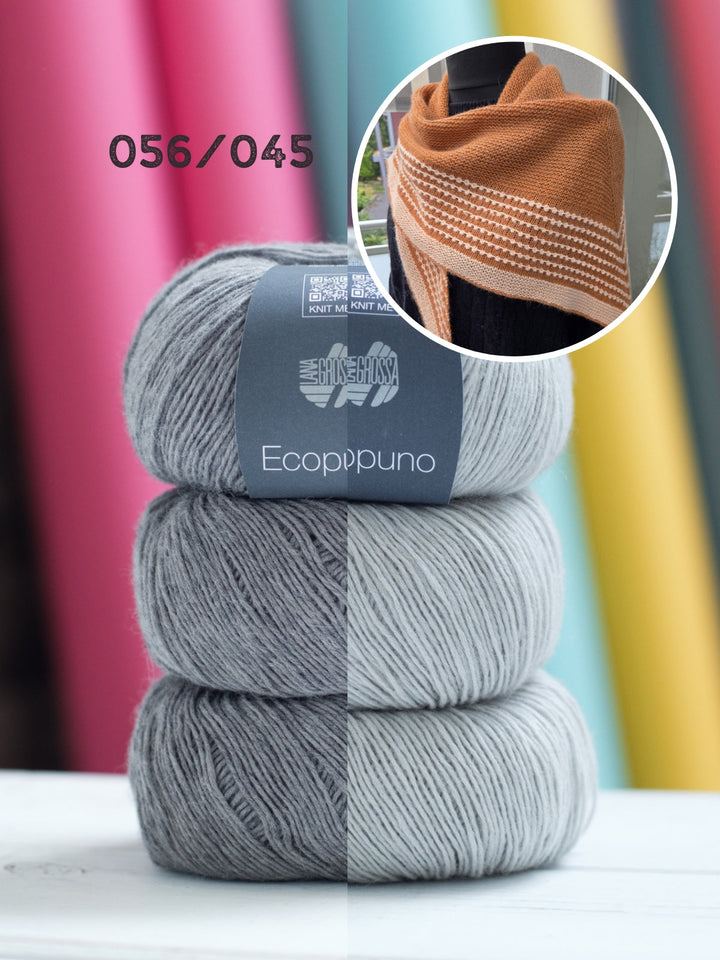 Strickpaket Lizas Tuch Pearly Lines - Ecopuno