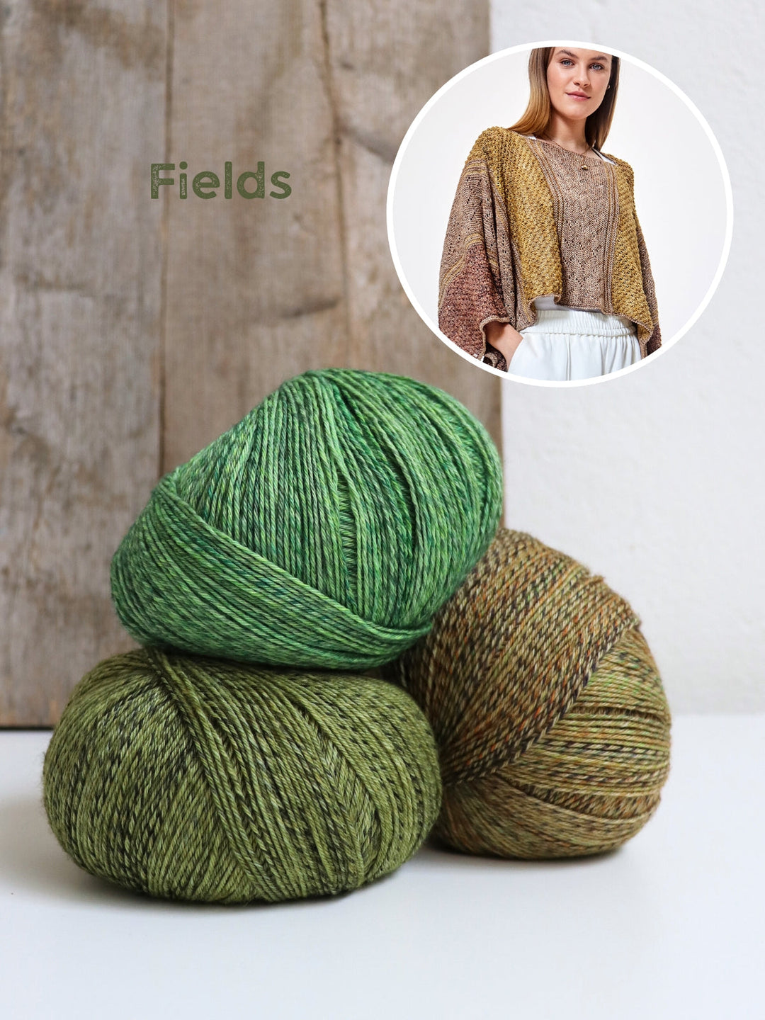 Strickpaket Vintage Socks Poncho