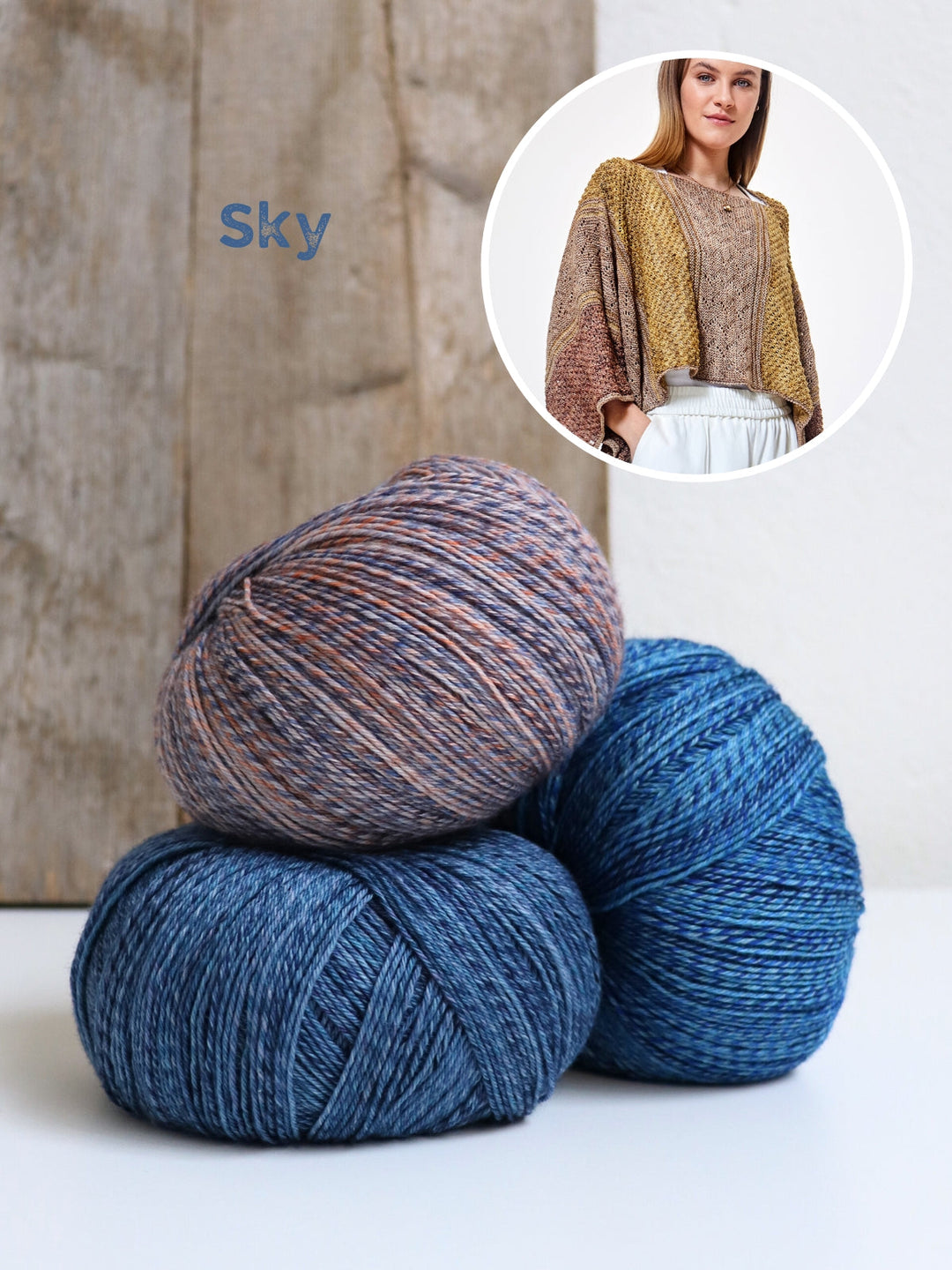 Strickpaket Vintage Socks Poncho