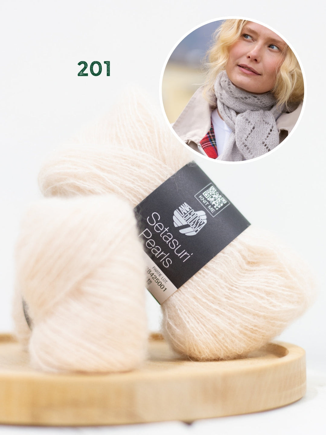Strickpaket Setasuri Pearls Halstuch