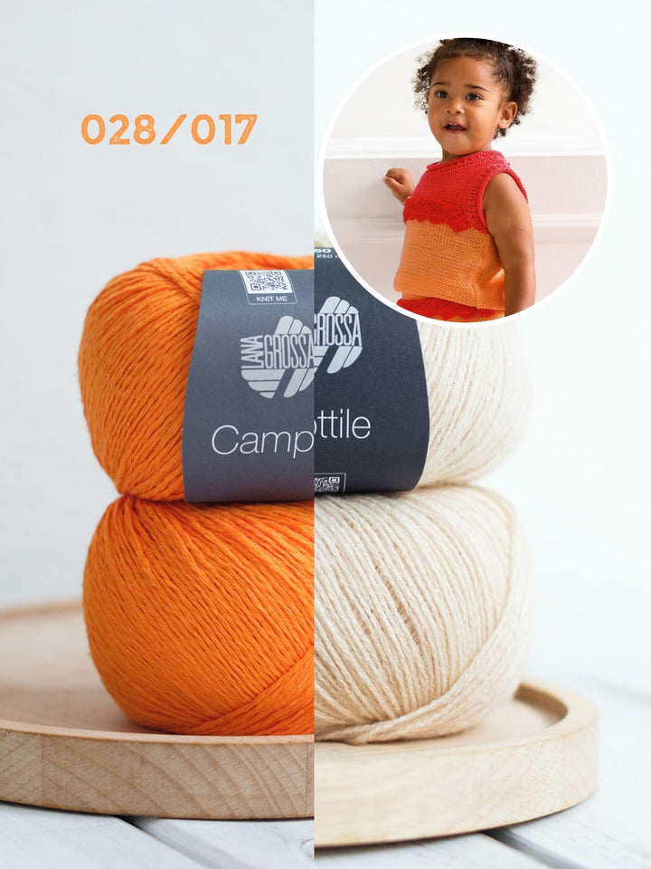 Strickpaket Campo Sottile Baby-Set (Top & Hose)