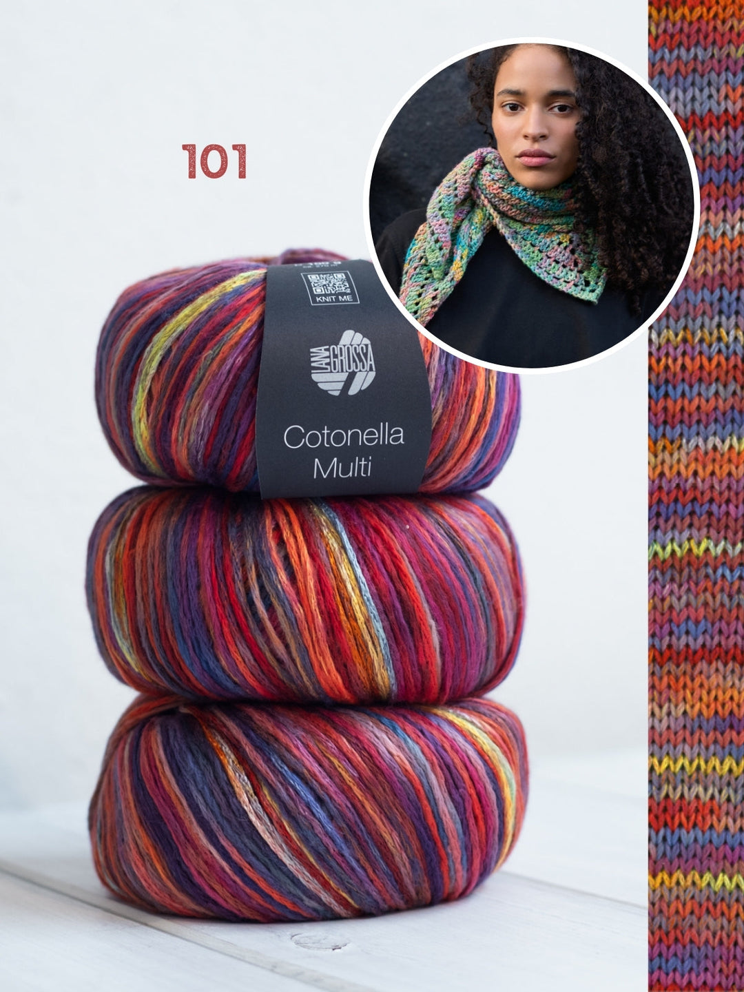 Häkelpaket Cotonella Multi Kleine Dreieckstuch