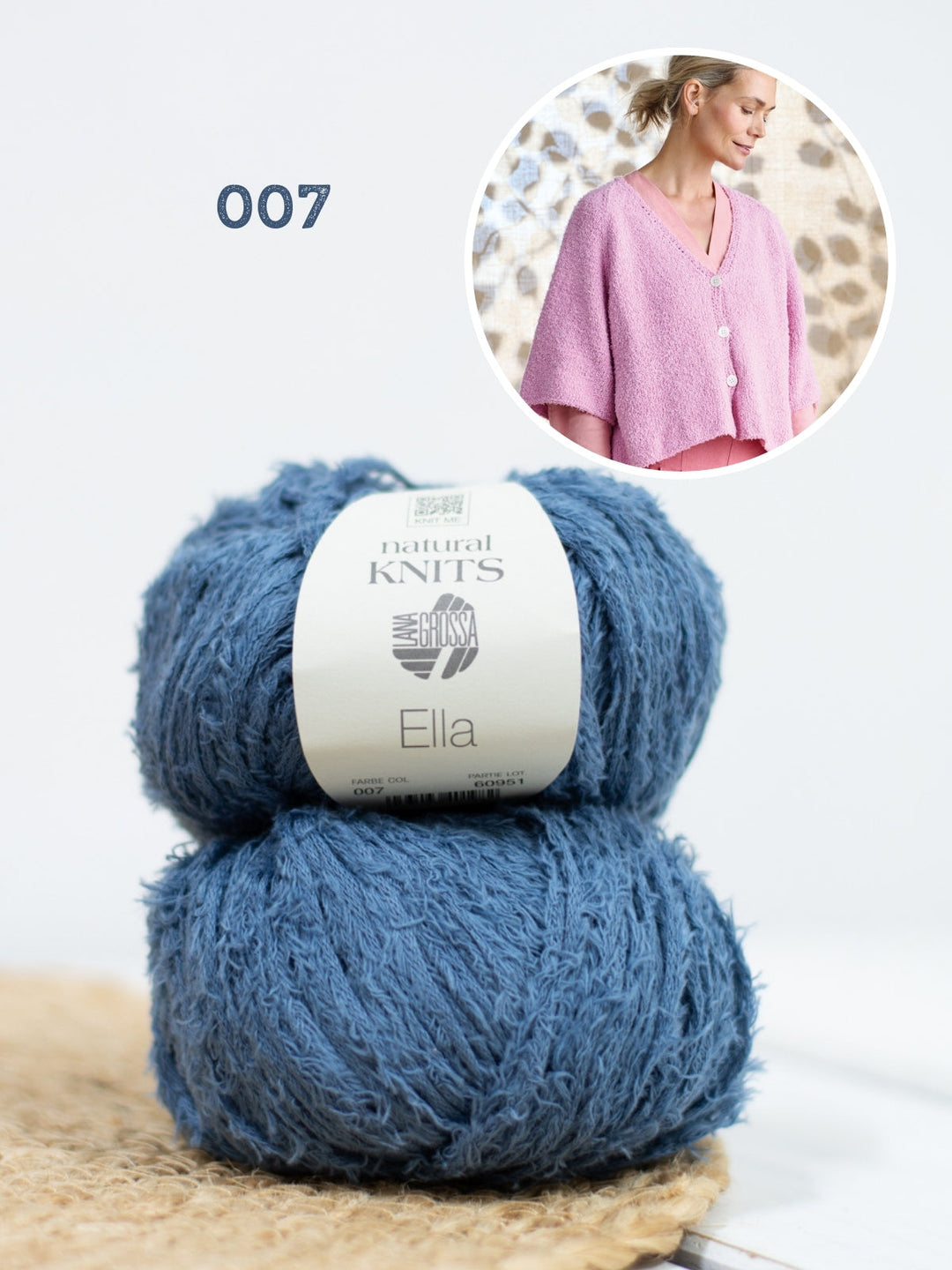 Strickpaket Ella Jacke mit kurzen Ärmeln