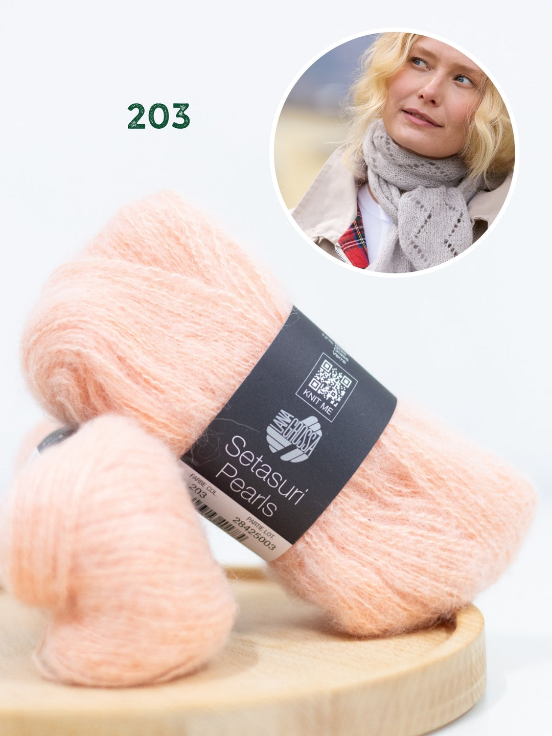 Strickpaket Setasuri Pearls Halstuch