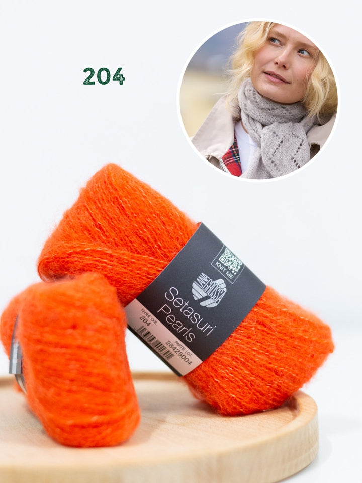 Strickpaket Setasuri Pearls Halstuch