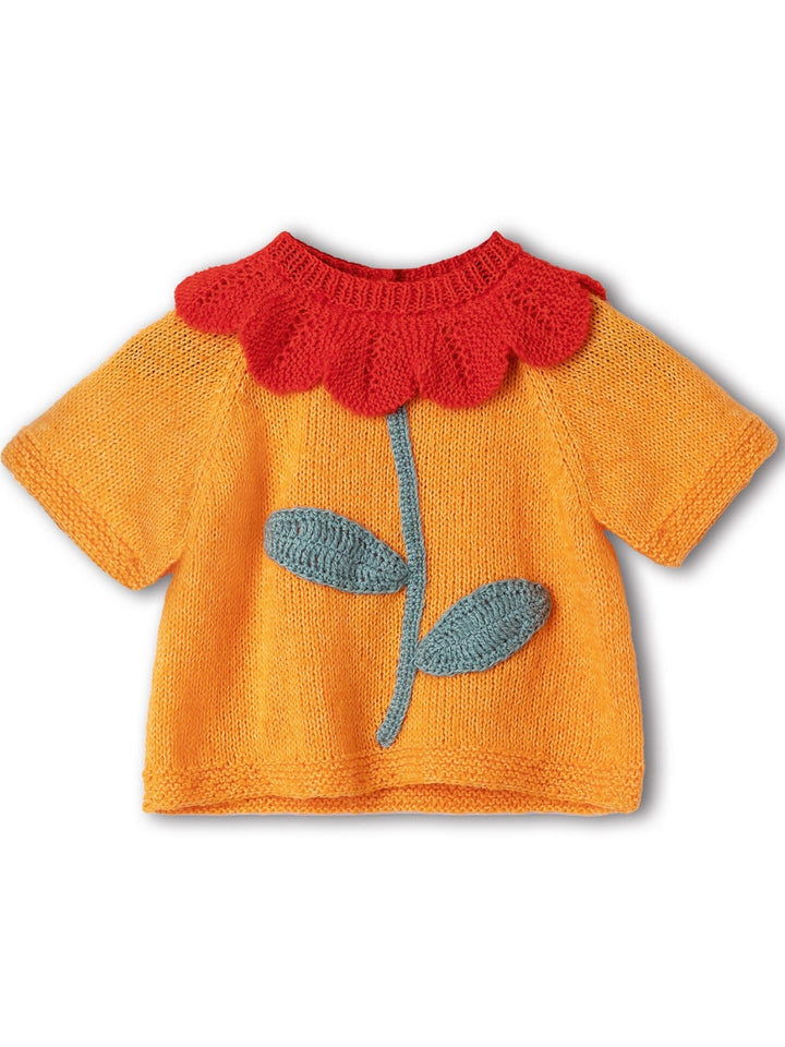 Strick- und Häkelpaket Sottile Blumen-Shirt