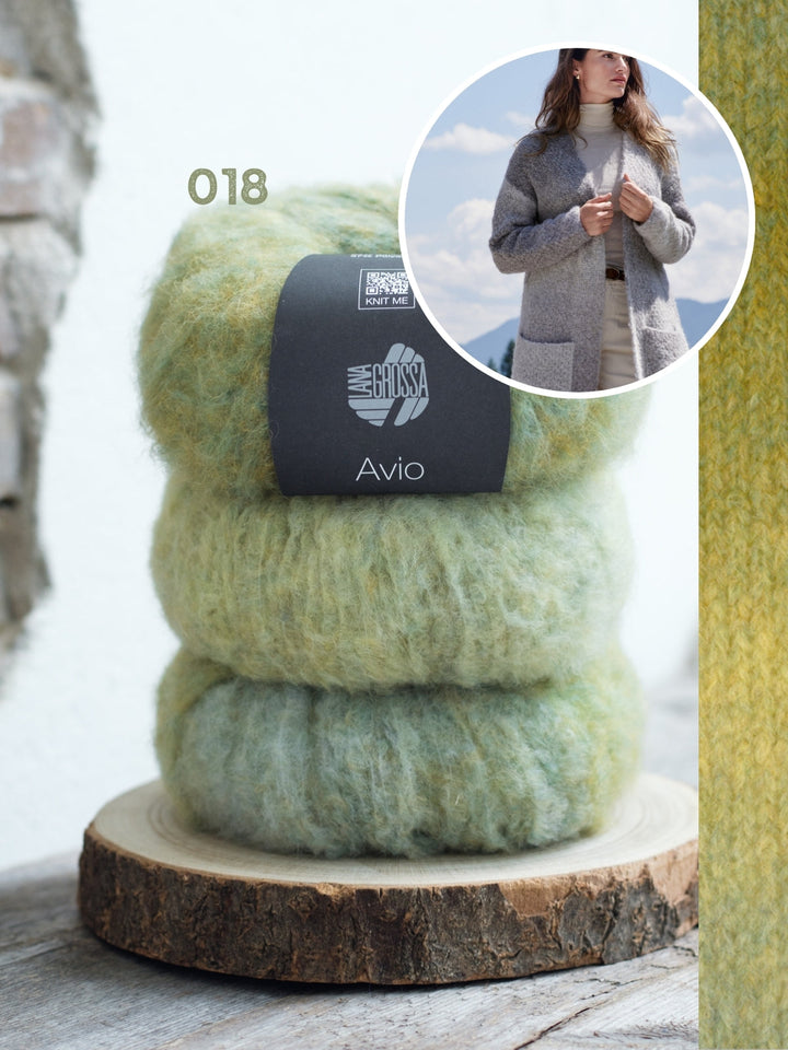 Strickpaket Avio Mantel