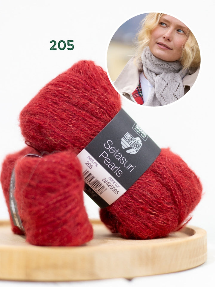 Strickpaket Setasuri Pearls Halstuch