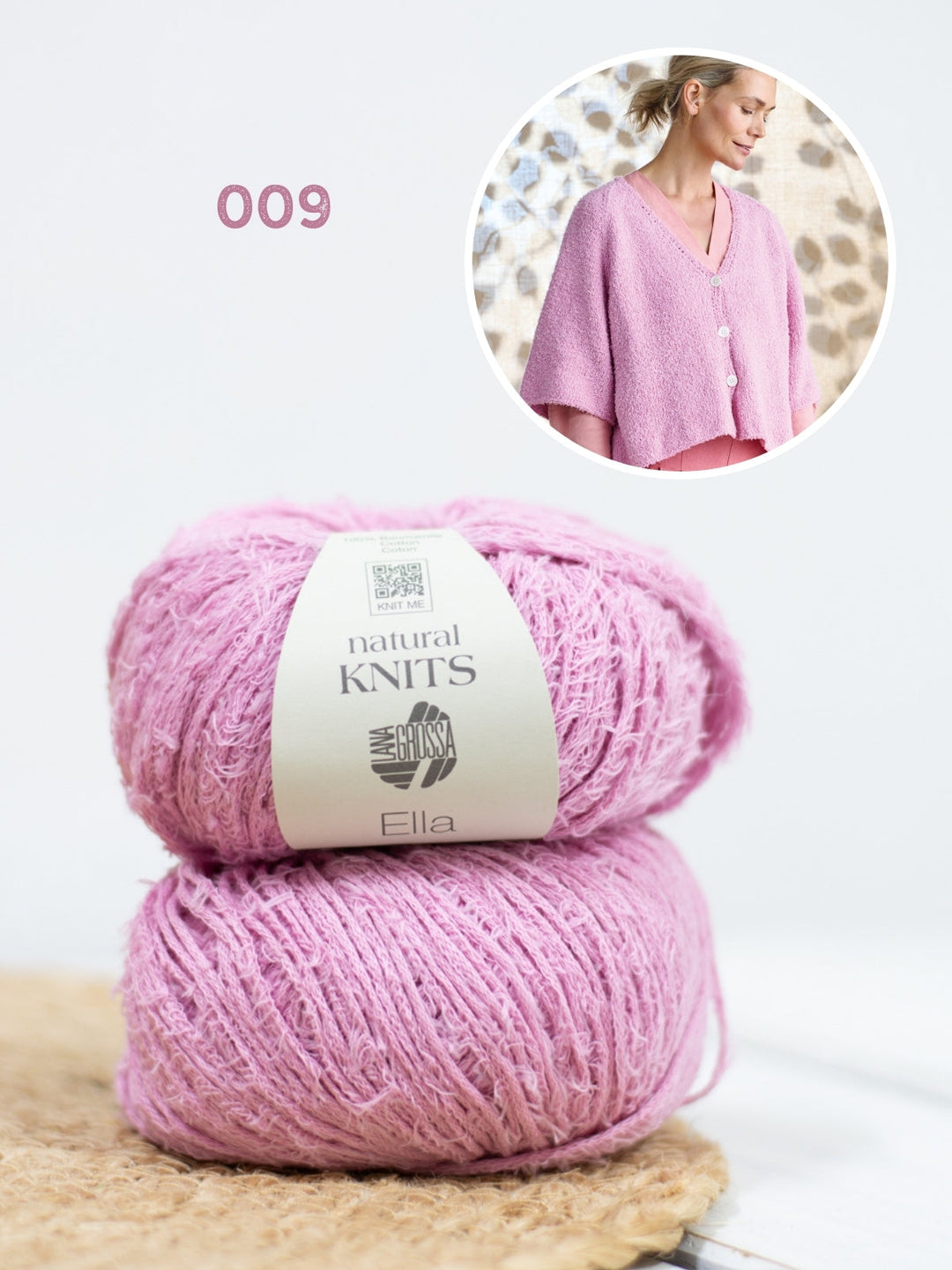 Strickpaket Ella Jacke mit kurzen Ärmeln