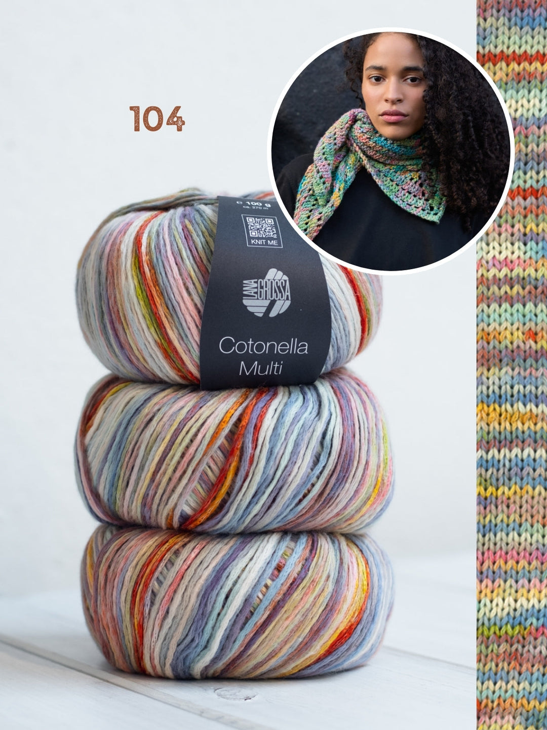 Häkelpaket Cotonella Multi Kleine Dreieckstuch